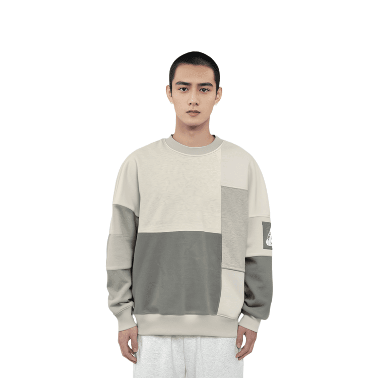 PALACE SS22 Colour Block Crew Greys Logo