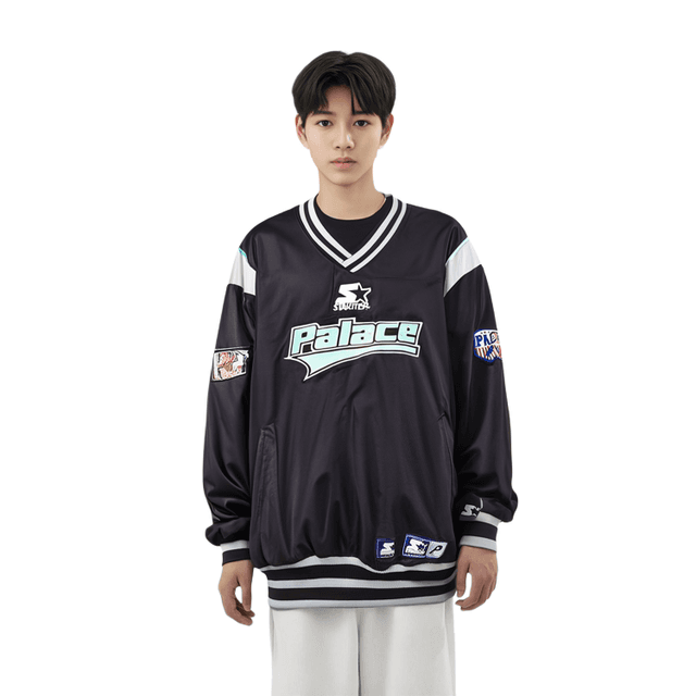 PALACE STARTER Palace Starter Warm UP Pullover Black LogoV