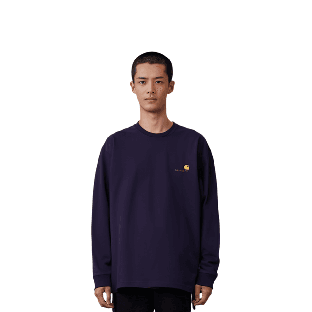 Carhartt WIP American Script Long Sleeve T-Shirt T