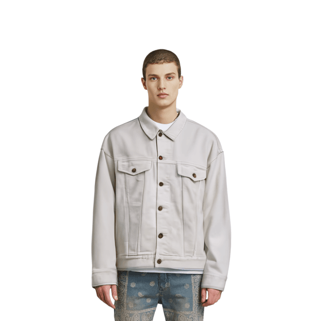 Fear of God Essentials FW23 Denim Jacket Cloud Dancer