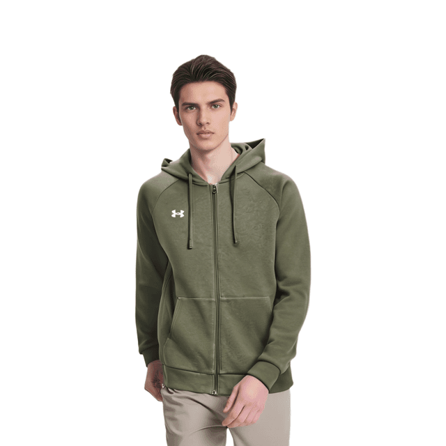 Under Armour Rival Fleece Full-Zip Hoodie Logo