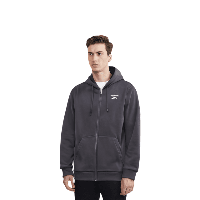 Reebok Reebok Identity Fleece Full-Zip Hoodie Logo