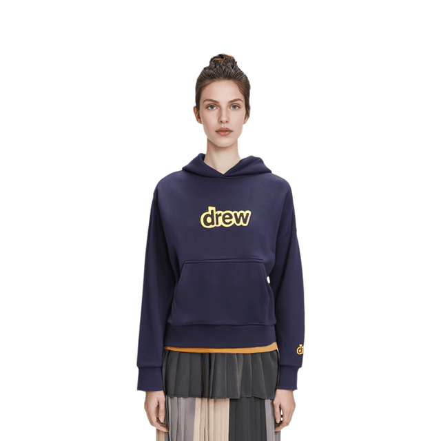 Drew House FW22 Secret Hoodie Dark Navy Logo