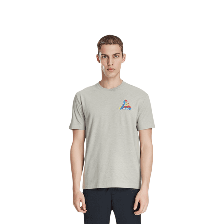 PALACE SS22 Tri-visions T-shirt Grey Marl T