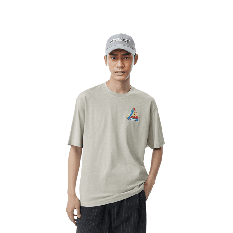 PALACE SS22 Tri-visions T-shirt Grey Marl T