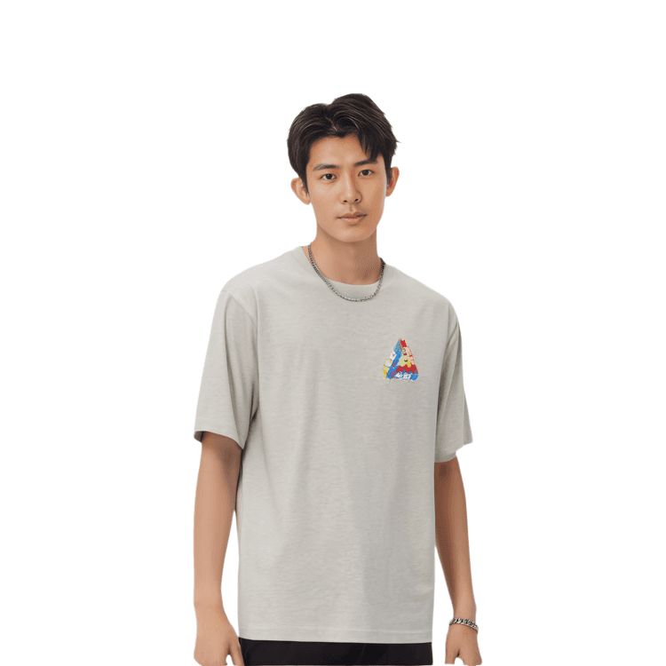 PALACE SS22 Tri-visions T-shirt Grey Marl T