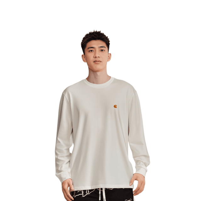 Carhartt WIP SS22 Chase Long Sleeve T-Shirt Wax LogoT