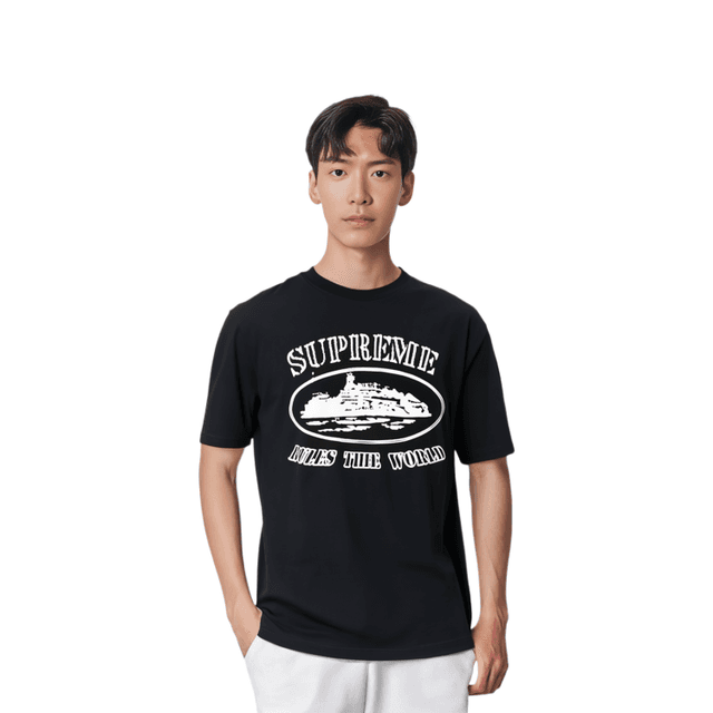 Supreme x Corteiz FW23 WEEK18 RULE THE WORLD TEE T