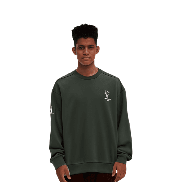 Carhartt WIP FW22 Connect sweatshirt - dark cedar Logo