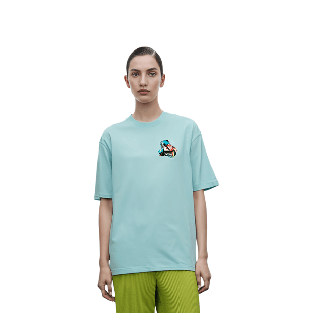 PALACE National Flag Triangle Print Short Sleeve T-shirt T