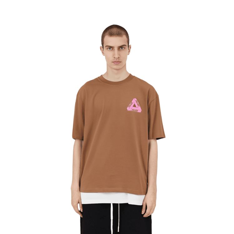 PALACE 2023 Tri-Twister T-Shirt Mocha LogoT