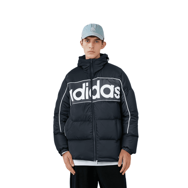 adidas neo M Brnd Dwn Puff logo