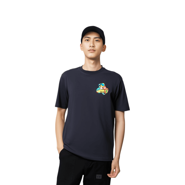 PALACE National Flag Triangle Print Short Sleeve T-shirt T