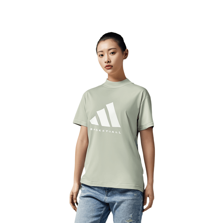 adidas originals Adidas Basketball Chapter 1 tee Sshalo Green LogoT