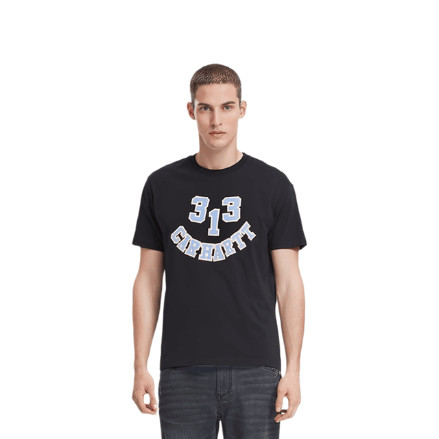 Carhartt WIP SS 313 Smile T-shirt Black LogoT
