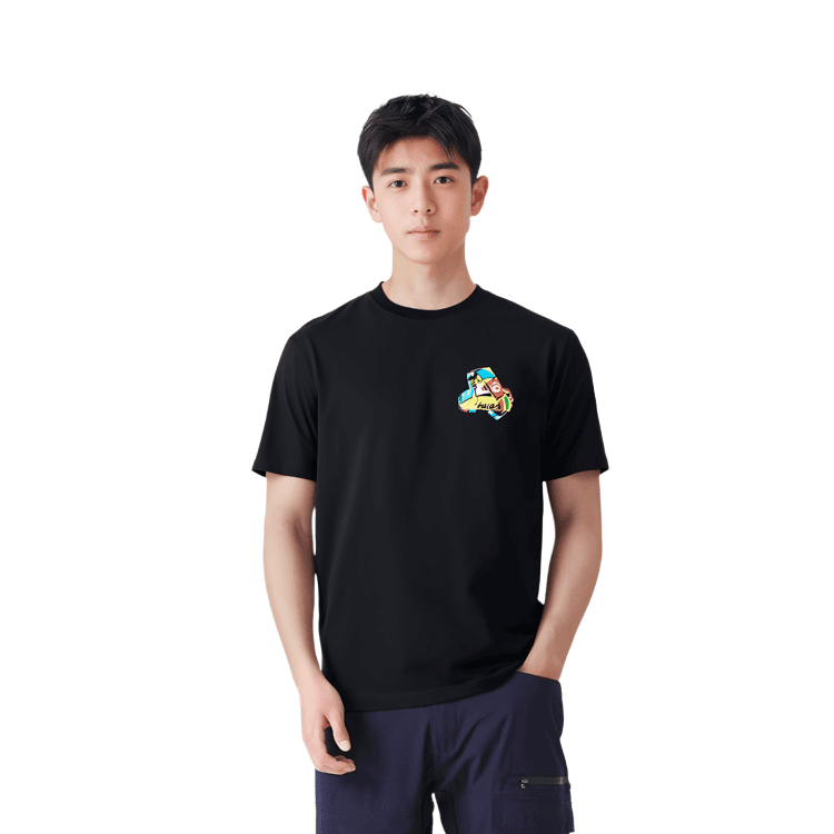 PALACE National Flag Triangle Print Short Sleeve T-shirt T