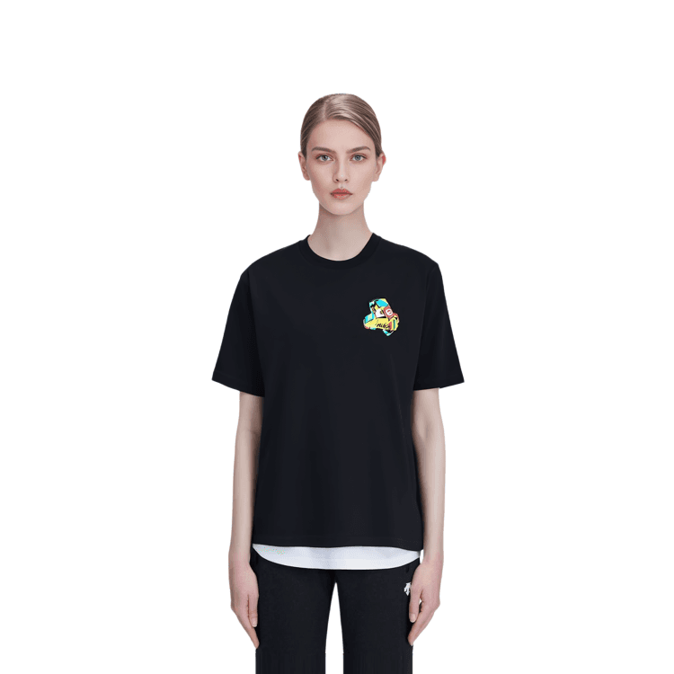 PALACE National Flag Triangle Print Short Sleeve T-shirt T