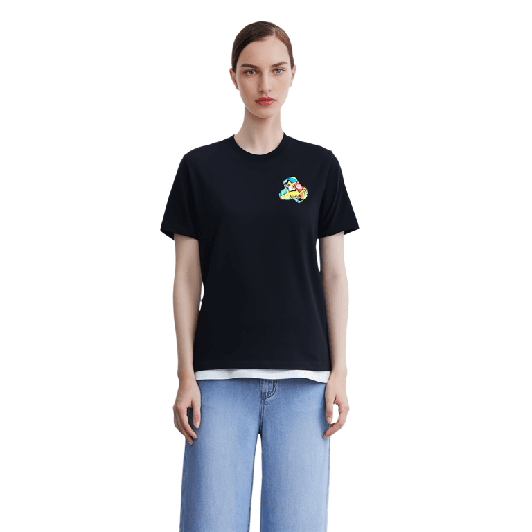 PALACE National Flag Triangle Print Short Sleeve T-shirt T