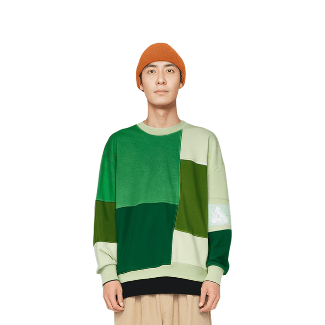 PALACE SS22 Colour Block Crew Greens Logo