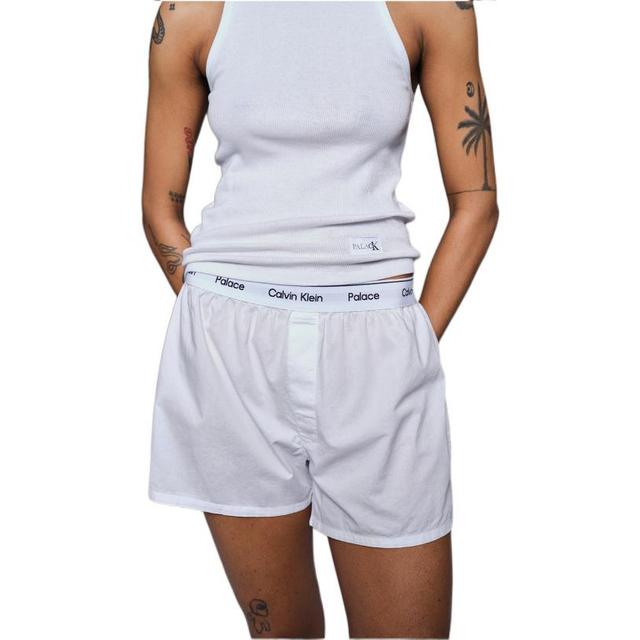 PALACE x Calvin Klein CK1 Palace Woven Boxer 2pk Classic White Black 12