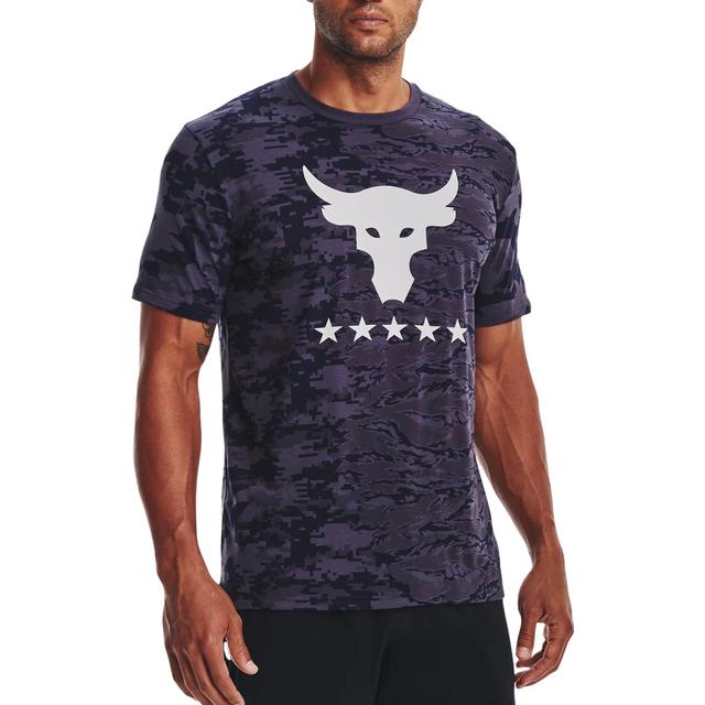 Under Armour Project Rock Veterans Day Show Camo T Shirt T