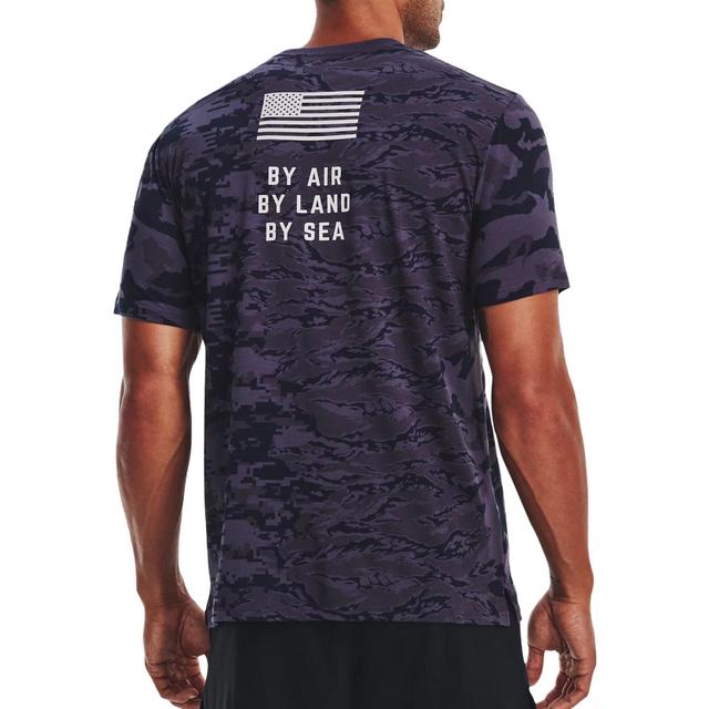 Under Armour Project Rock Veterans Day Show Camo T Shirt T