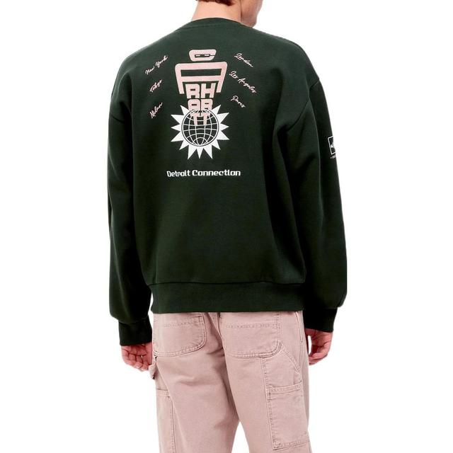 Carhartt WIP FW22 Connect sweatshirt - dark cedar Logo