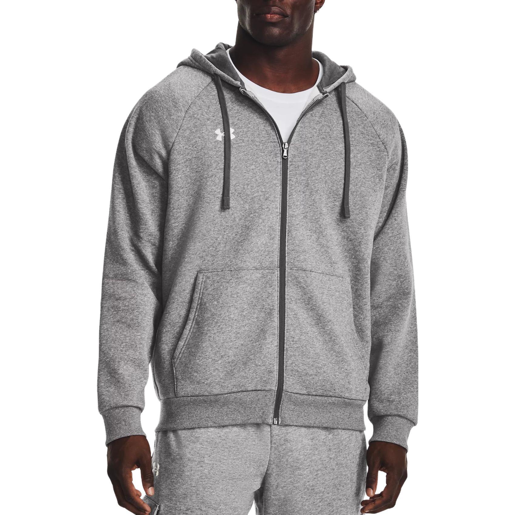 Under Armour UA Rival Fleece Full-Zip Hoodie Logo