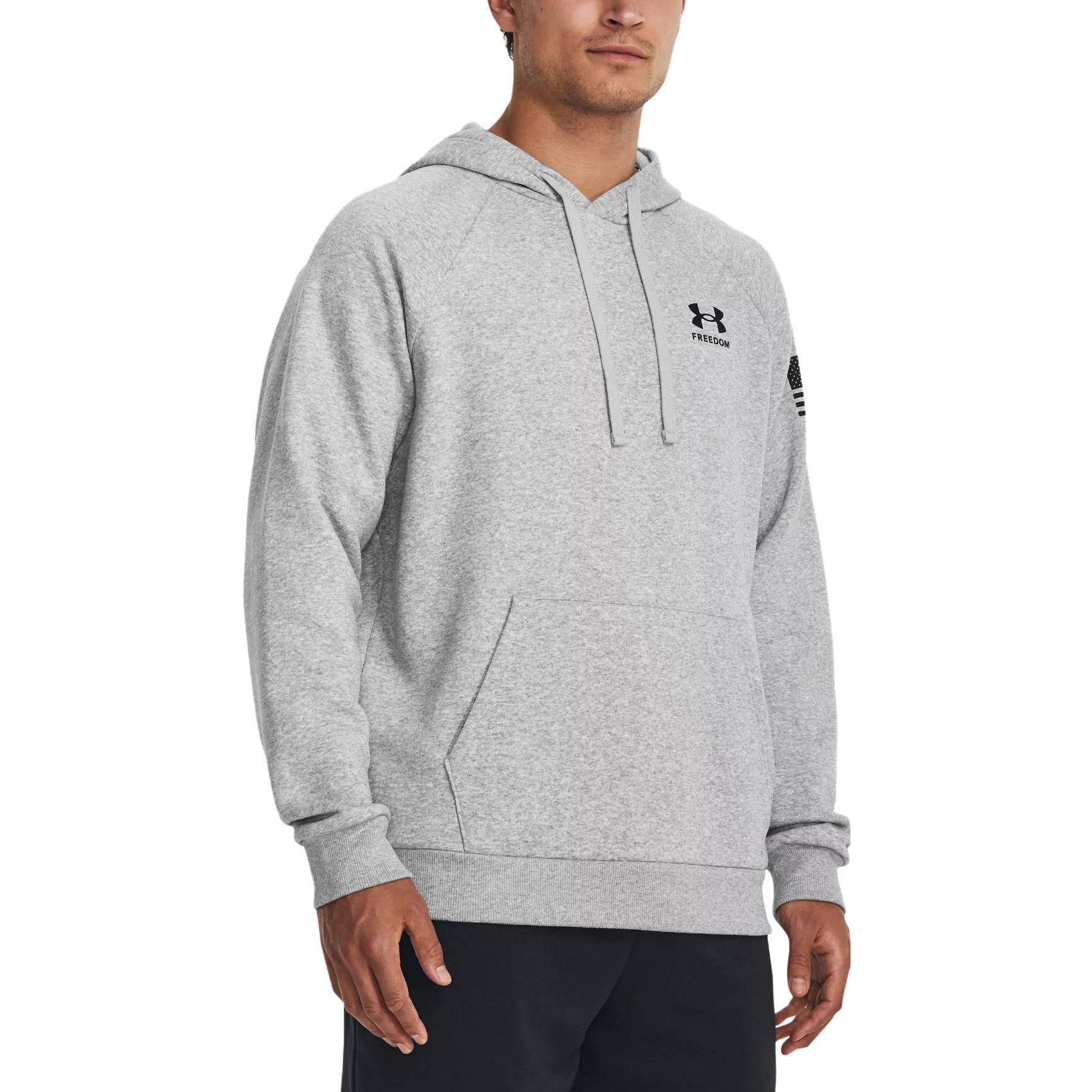 Under Armour Ua Freedom Rival Fleece Flag Hoodie Logo