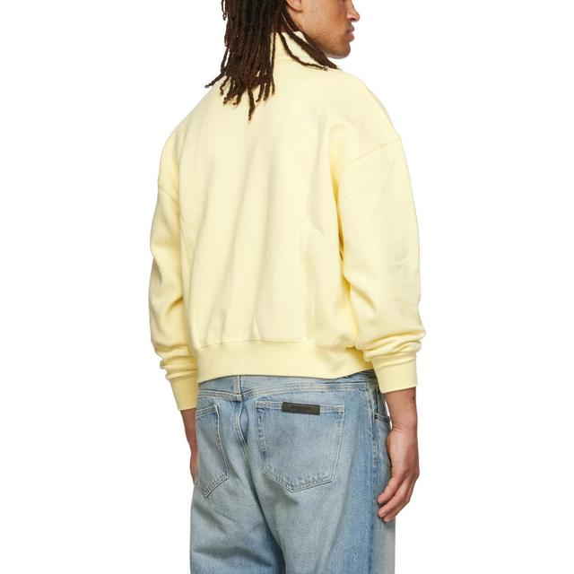 Fear of God Essentials FW22 Yellow Full Zip Jacket Canry Logo