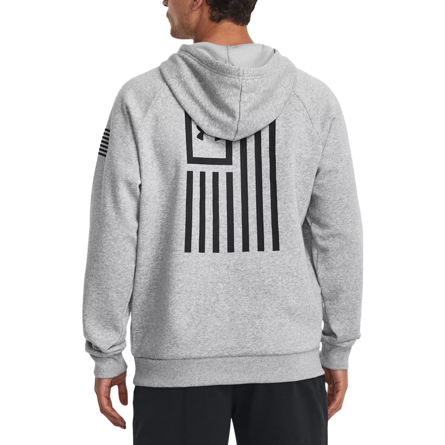 Under Armour Ua Freedom Rival Fleece Flag Hoodie Logo