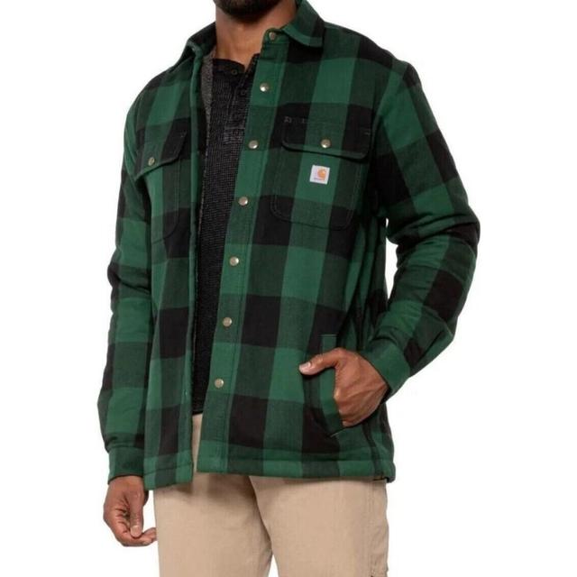 Carhartt TJ4452-M FLANNEL SHERPA-LINED SHIRT JAC RELAXED FIT