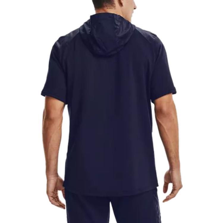 Under Armour UA Command Short Sleeve Hoodie Logo