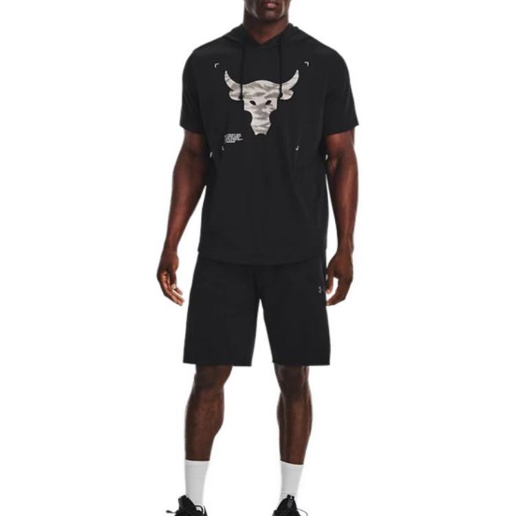 Under Armour Project Rock Terry Short Sleeve Hoodie T