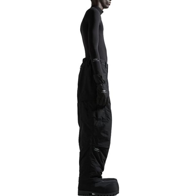 Balenciaga Pantaloni Ski Cargo 3B Sports Icon in ripstop tecnico nero