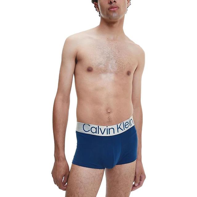 Calvin Klein 3 Pack Low Rise Trunks - Steel Micr