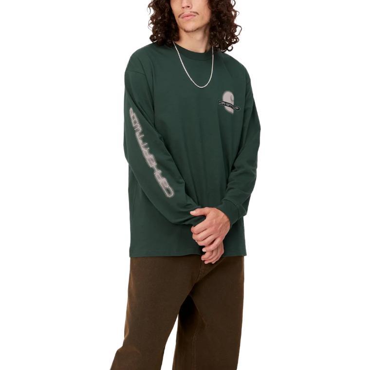Carhartt WIP Electronics Long Sleeve T-Shirt Discovery Green T