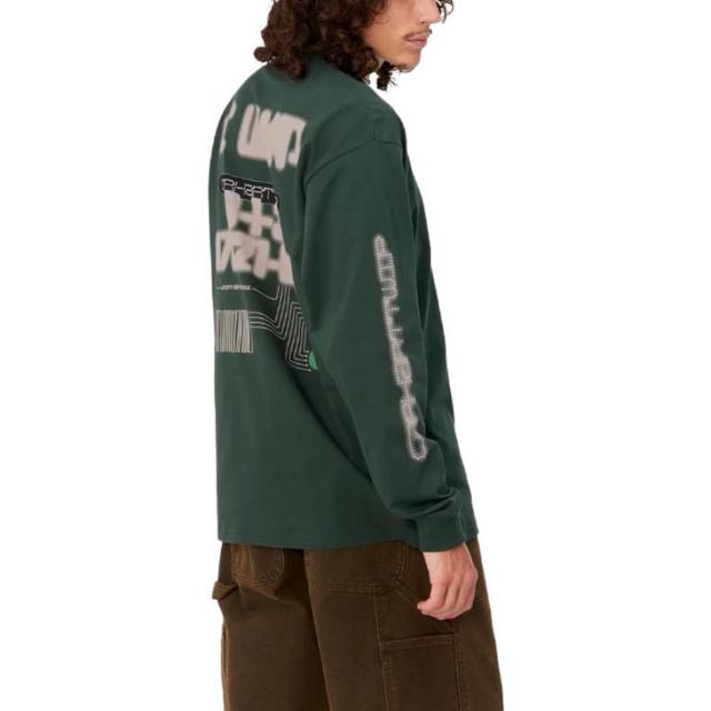 Carhartt WIP Electronics Long Sleeve T-Shirt Discovery Green T