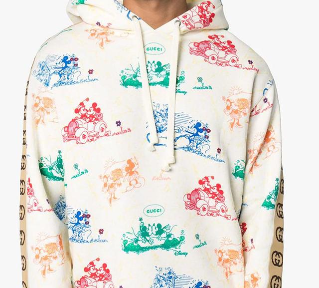 GUCCI x Disney Mickey Mouse Printed Hoodie