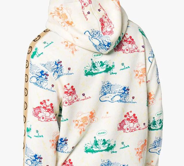 GUCCI x Disney Mickey Mouse Printed Hoodie