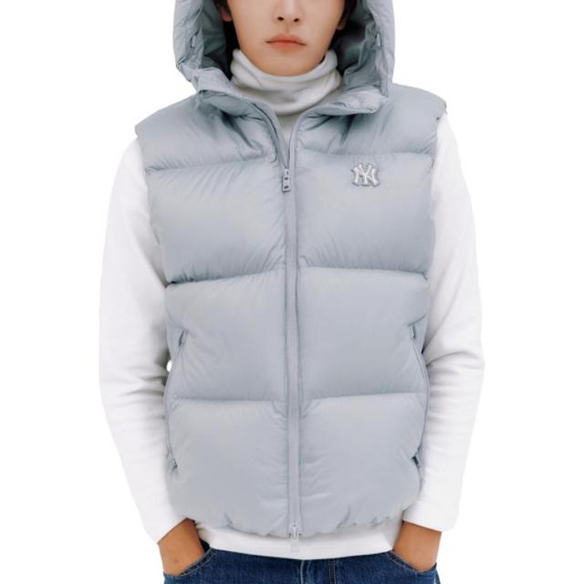 MLB Basic Hooded Heavy Down Jacket Vest The New York Yankees