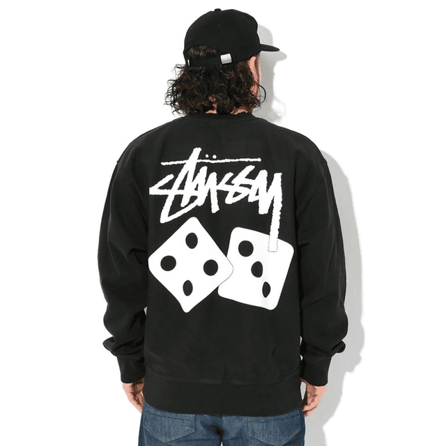 Stussy SS23 Dice Pigment Dyed Crew