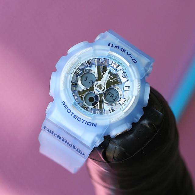 CASIO G-SHOCK BABY-G GA-110LS-1A+BA-130CV-2APR