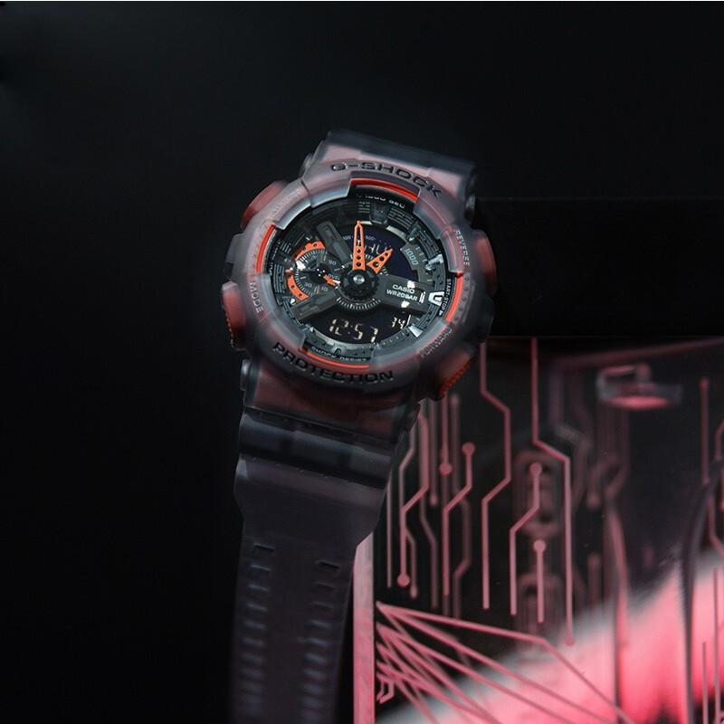 CASIO G-SHOCK BABY-G GA-110LS-1A+BA-110SC-7APR