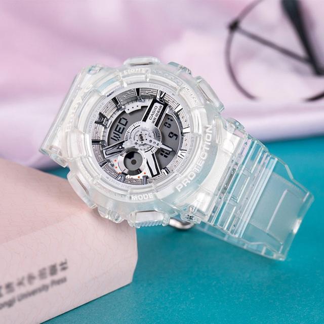 CASIO G-SHOCK BABY-G 200 55*51.2mm GA-110CR-7A+BA-110CR-7A