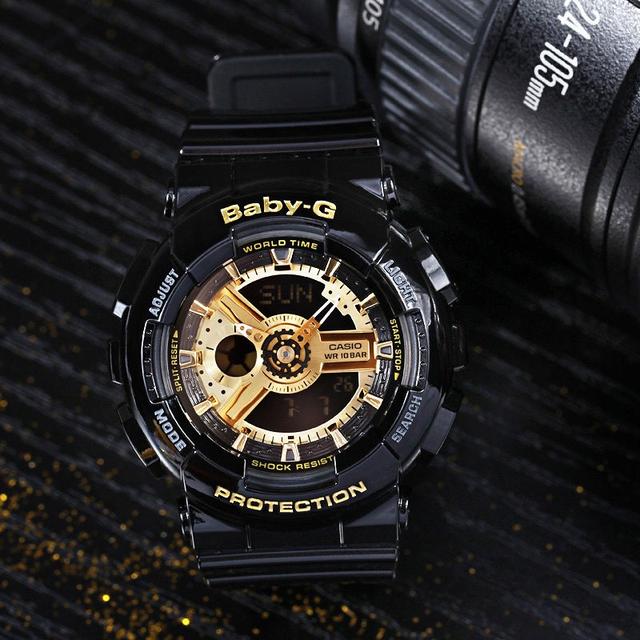 CASIO G-SHOCK BABY-G 55*51.2mm+46.3*43.4mm GA-100CF-1A9BA-110-1A