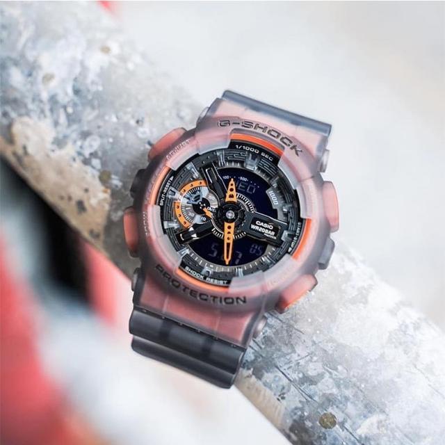 CASIO G-SHOCK BABY-G GA-110LS-1A+BA-130CV-2APR