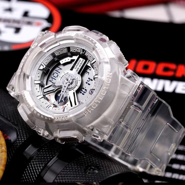 CASIO G-SHOCK BABY-G 200 55*51.2mm GA-110CR-7A+BA-110CR-7A