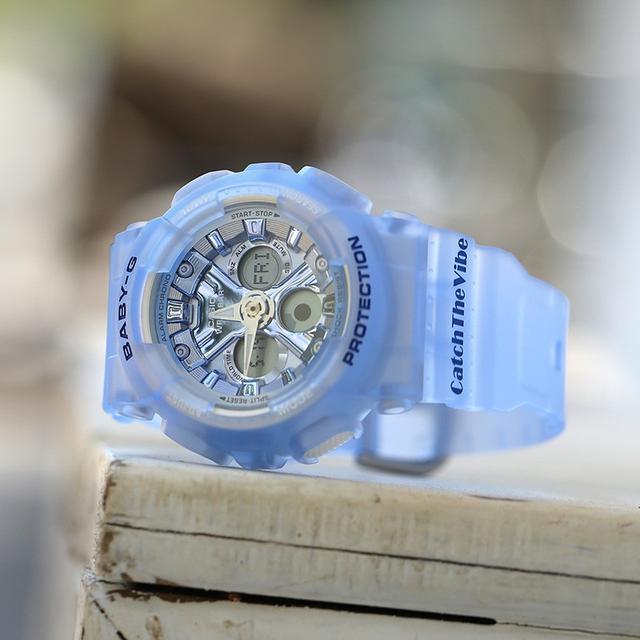 CASIO G-SHOCK BABY-G GA-110LS-1A+BA-130CV-2APR