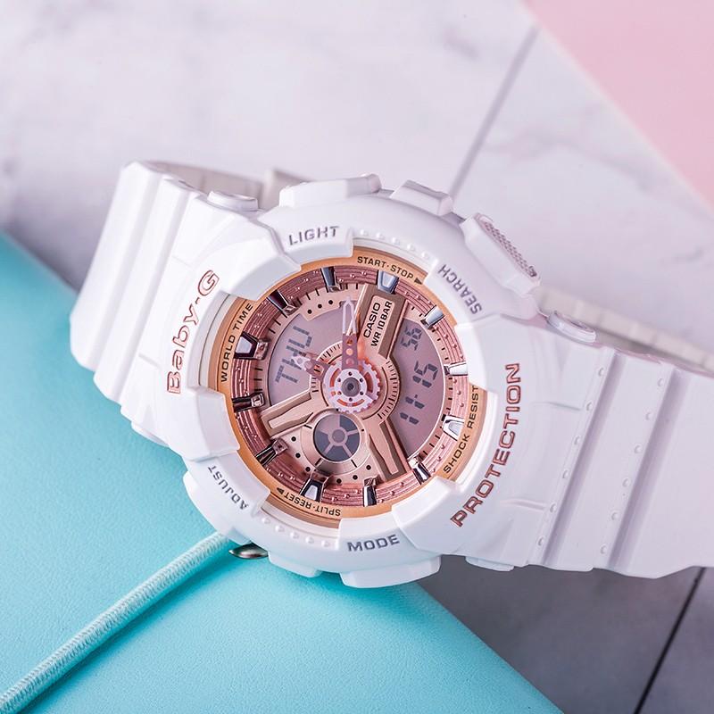 CASIO G-SHOCK BABY-G GA-110-1B+BA-110-7A1